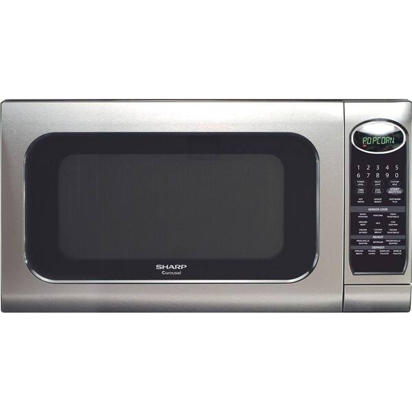 Sharp Carousel 2.0 cu.ft. Countertop Microwave in Stainless Steel with Sensor Cooking-DISCONTINUED