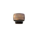 Grayson 1-1/4 in. Vintage Brass Rectangle Cabinet Knob