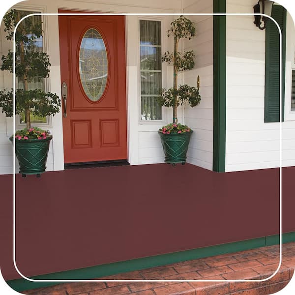 5 gal. #PFC-04 Tile Red Low-Lustre Enamel Interior/Exterior Porch and Patio Floor Paint