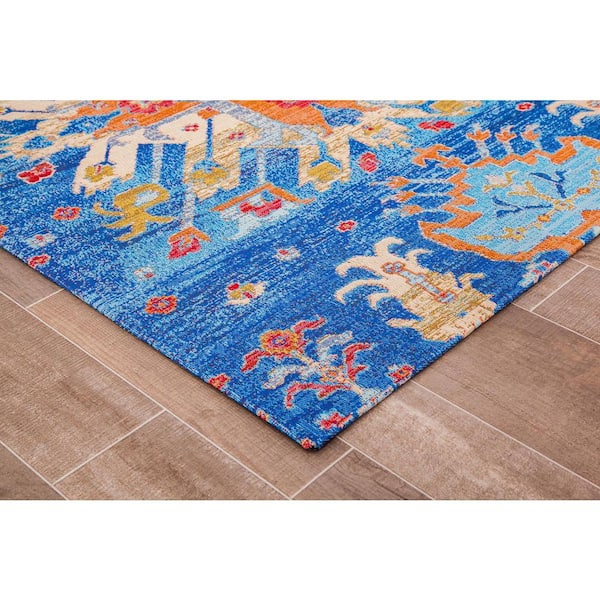 Las Cruces Multi-Colored 48 in. x 36 in. Polyester Chair Mat