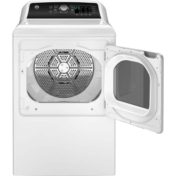 GE 7.4 cu. ft. Electric Dryer with Sensor Dry in White GTD58EBSVWS 
