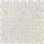 Apollo Tile Gray 12 in. x 12 in. Honed Marble Mosaic Tile (10 sq. ft ...