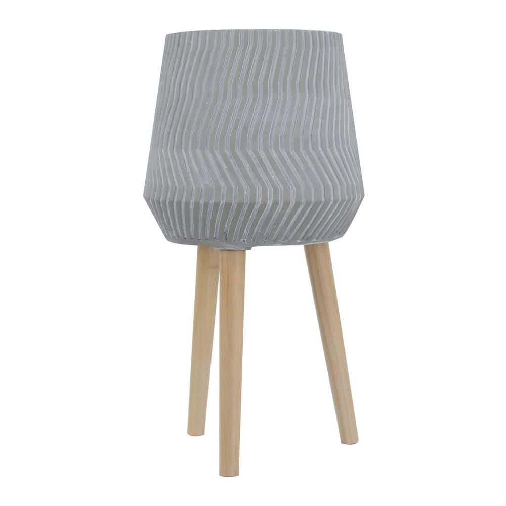Gray Concrete Round Indoor Planter price history on PriceWatchPro
