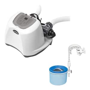 Bestway 6 Home - Depot The Flowclear G/H Digital Self Saltwater Chlorinator Cleaning 58677E-BW Hydrogenic