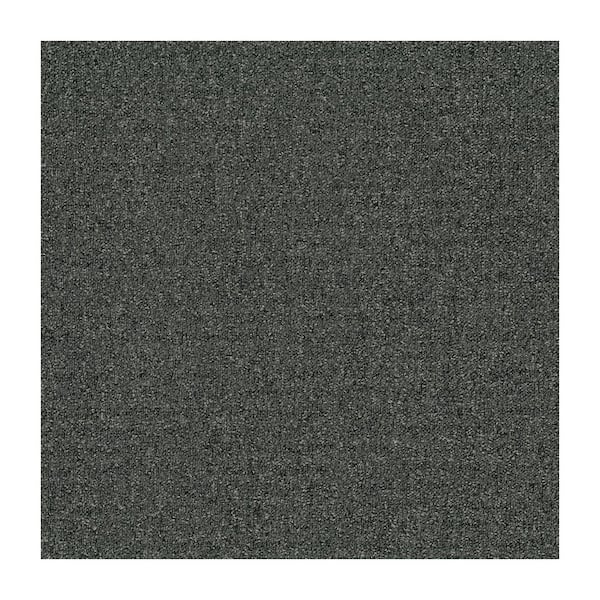 24 in. x 24 in. Textured Loop Carpet - Advance -Color Stonewash