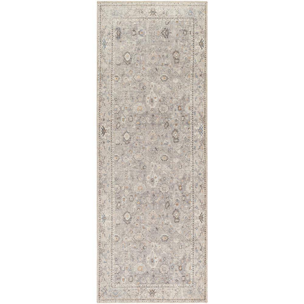 Surya Becki Owens x Surya Davina Light Gray Oriental 3 ft. x 7 ft