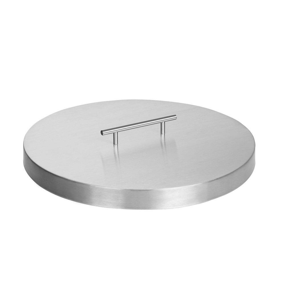 Fire Pit Cover for 13 in. Round Burner Pan, Stainless Steel, Wrapped Edge (16 in. x 16 in. x 1.5 in. ) price history on PriceWatchPro