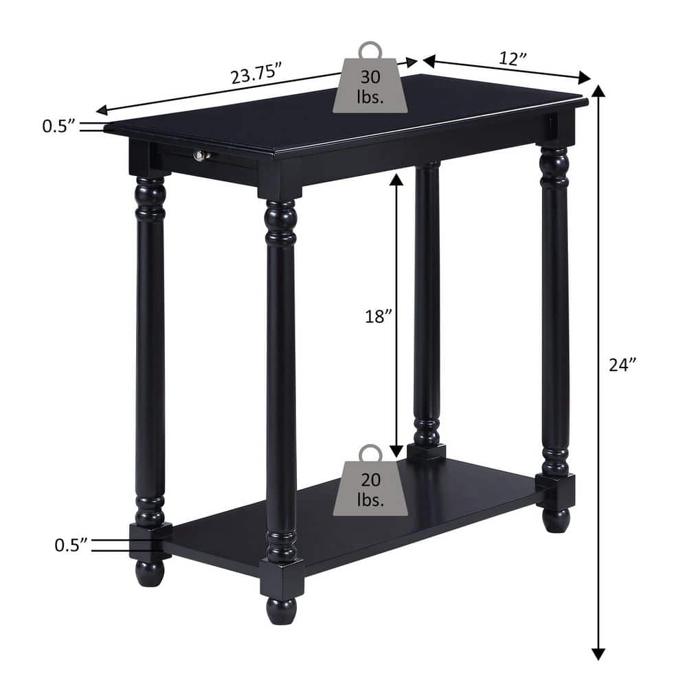 French Country Mahogany End Table - thumbnail 7