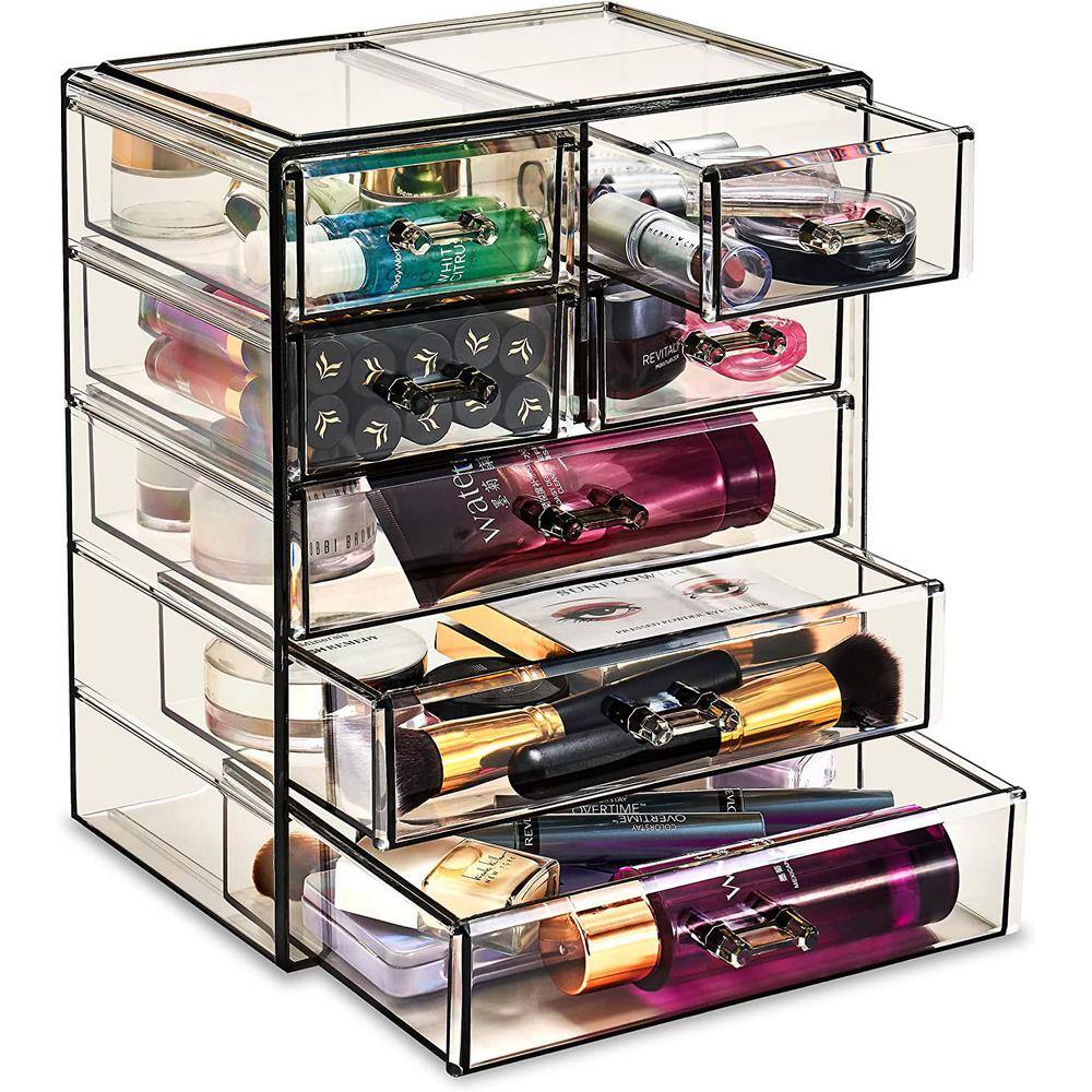 Clear Acrylic 7-Drawer Cosmetic and Jewelry Organizer