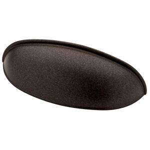 2-1/2 or 3 in. (64 or 76mm) Center-to-Center Cocoa Bronze Dual Mount Cup Drawer Pull (6-Pack)