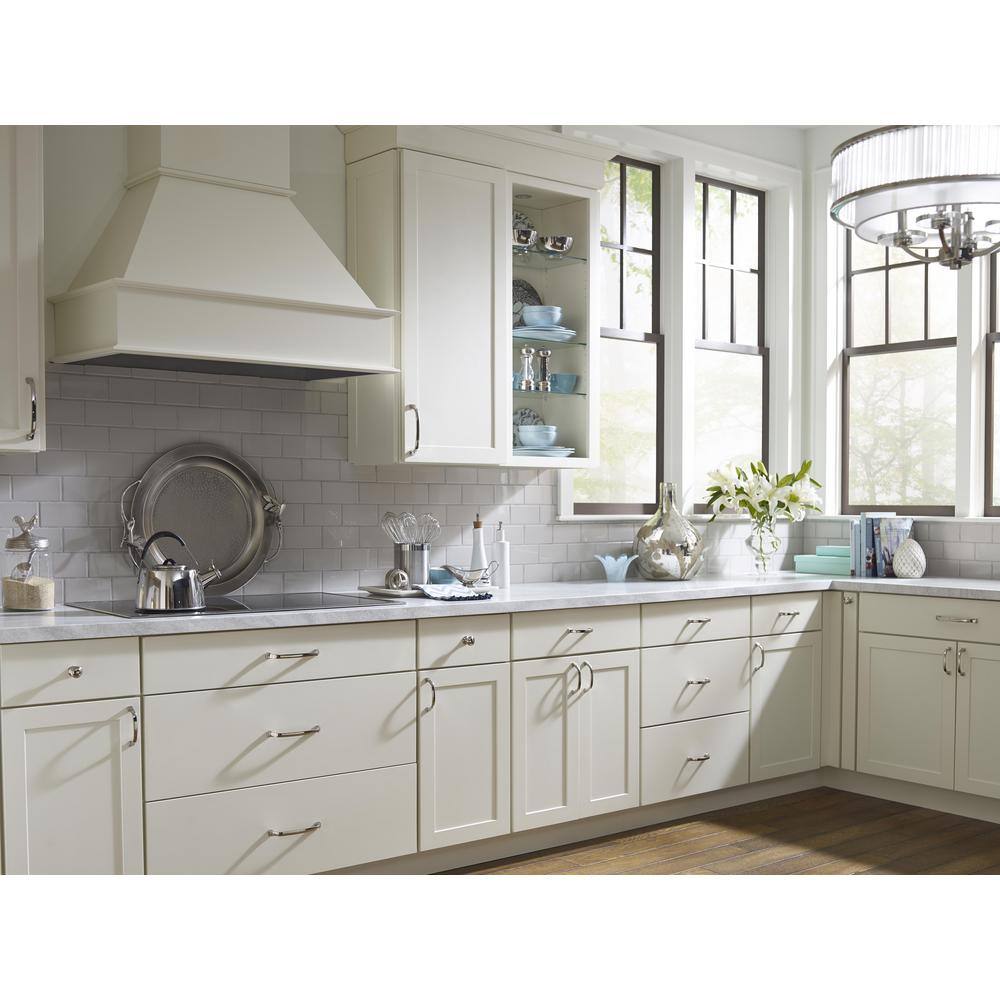 Polished Nickel 3" Traditional Cabinet Pull with Mounting Hardware