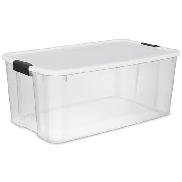 Sterilite 116 Qt. Ultra Storage Tote Box (4 Pack) and 66 Qt. Containers ...