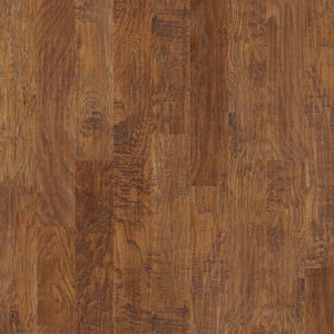 Canyon Taos Hickory 3/8 In. T X 6.3 in. W Tongue and Groove Scraped Engineered Hardwood Flooring (30.48 sq.ft./case)
