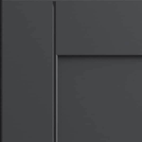 Washington 7.5 in. W x 0.75 in. D x 7.5 in. H in Valiant Onyx Cabinet Door Sample