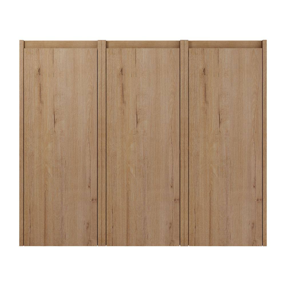 35.46 in. W x 9.81 in. D x 29.5 in. H Bathroom Storage Wall Cabinet in Imitative Oak Brown price history on PriceWatchPro