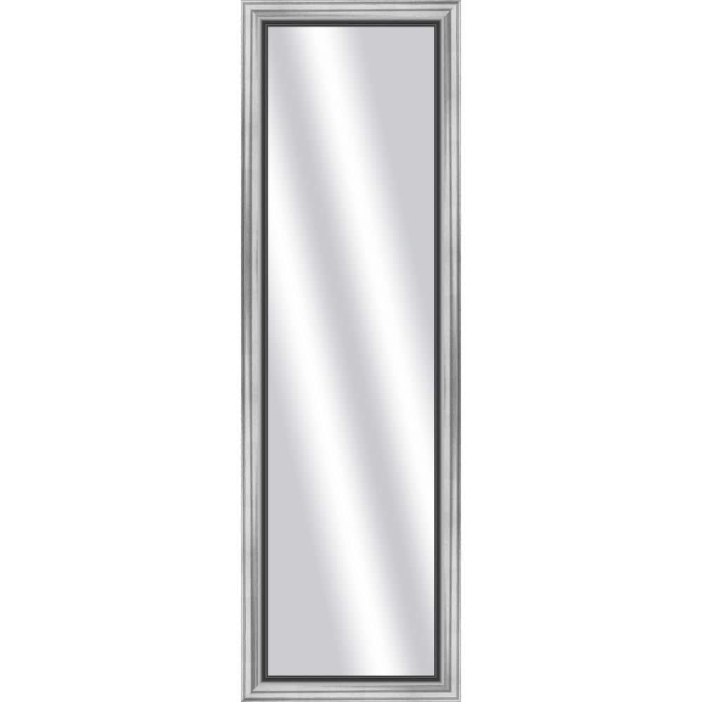 PTM Images Large Rectangle Stainless Silver Art Deco Mirror (53 in. H x 17 in. W) 5-13880 - The ...