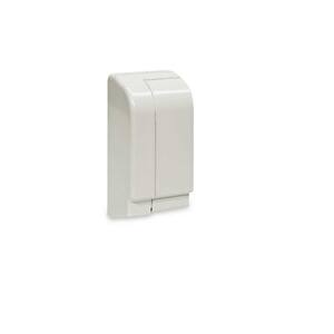 Multi/Pak 80 4 in. Left Hinged Endcap for Baseboard Heaters in Nu White