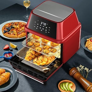 5 Quart Air Fryer with Viewing Window, Oilless Cooker, LCD Digital Touch  Screen, 7 Cooking Presets and 53 Recipes