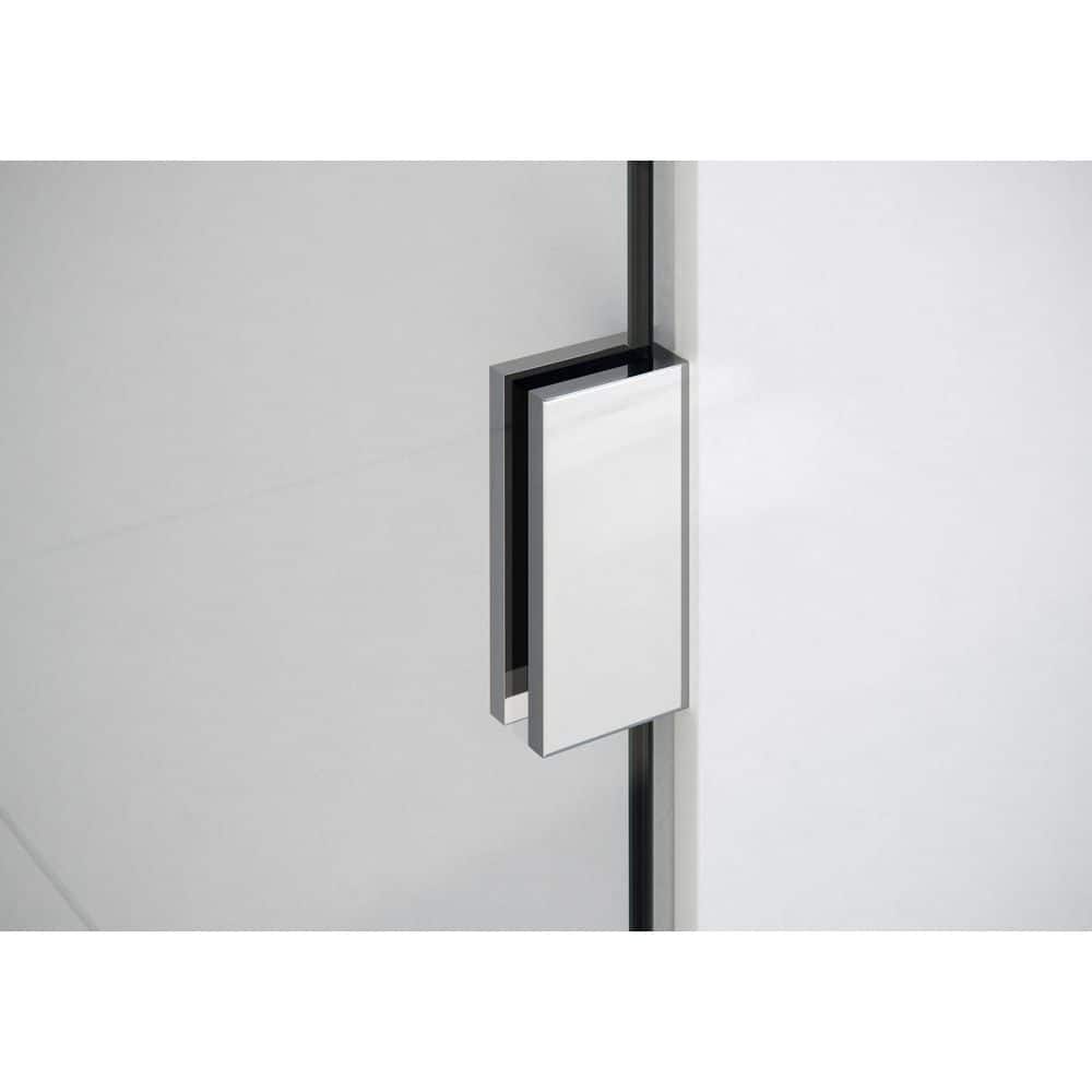 Venus 28" x 86.75" Frameless Arched Glass Shower Panel with Polished Chrome Hardware