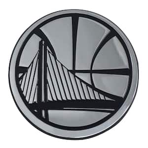 NBA-Golden State Warriors 2.7 in. x 3.2 in. Chrome Emblem