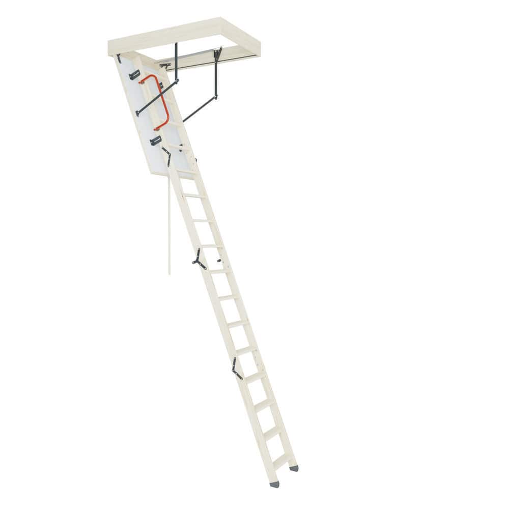 L-ALLE 7 ft.-10.83 ft. 22.25 in. x 48 in. Insulated Wood Attic Ladder, 352 lbs. Load Capacity price history on PriceWatchPro