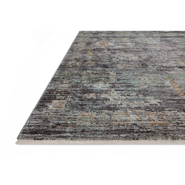 Jean Stoffer Katherine Ink / Jade 11 ft. 6 in. x 15 ft. 7 in. Traditional Area Rug