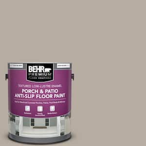 1 gal. #PPU18-13 Perfect Taupe Textured Low-Lustre Enamel Interior/Exterior Porch and Patio Anti-Slip Floor Paint