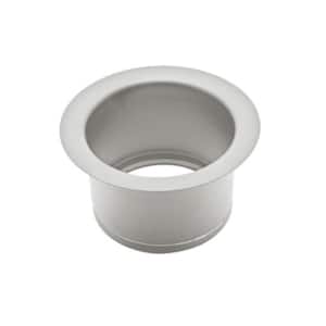 Extended 2-1/2 in. Disposal Flange or Throat for Fireclay Sinks and Shaws Sinks in Stainless Steel