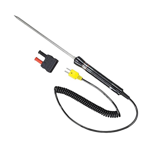 K Type Thermocouple Sensor Multimeter Temperature Probe Banana Plug 1000mm XD