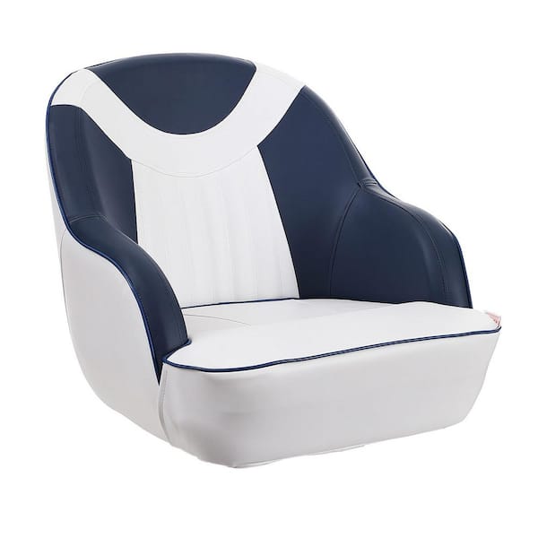 SKYSHALO Captain Bucket Seat Pontoon Boat Seat with Thickened Sponge Padding Boat Captain Chair for Fishing Boat Sightseeing Boat