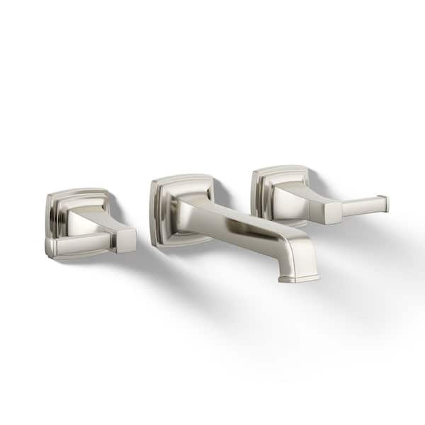 Riff Wall-Mount Bathroom Sink Faucet Trim Kit in Vibrant Polished Nickel
