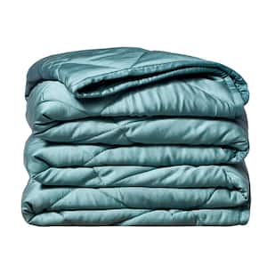 Green 48 in. x 72 in. x 15 lbs. Weighted Throw Blanket