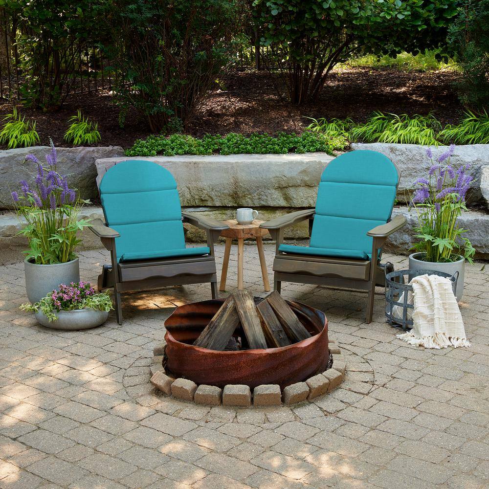 Lake Blue Foam Adirondack Chair Cushions, Set of 2, Polyester