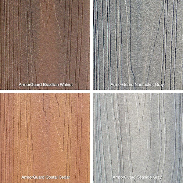 Fiberon ArmorGuard 15/16 in. x 5-1/4 in. x 8 ft. Coastal