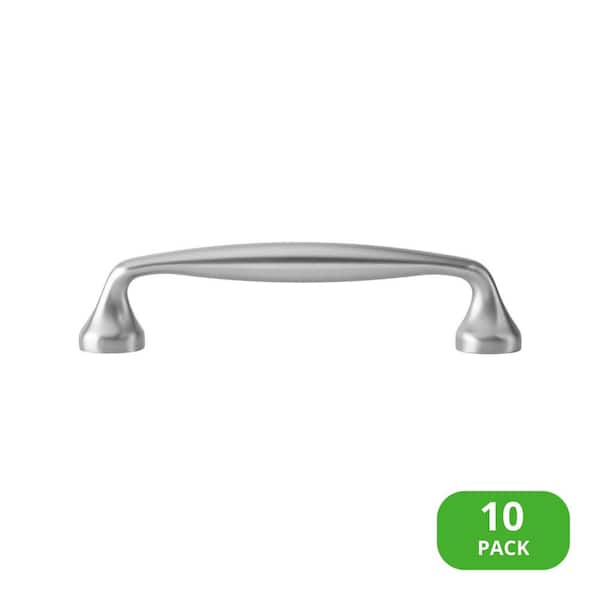 Sumner Street Home Hardware 10-Pack Mason 4-1/4 in. (108 mm) Center-to-Center Classic Satin Nickel Bar Drawer Pull