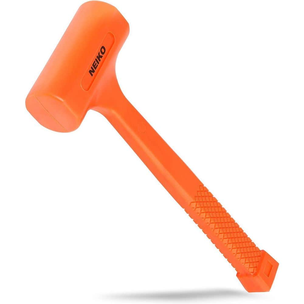 NEIKO 4 lb. Dead Blow Hammer, Neon Orange 02849A - The Home Depot