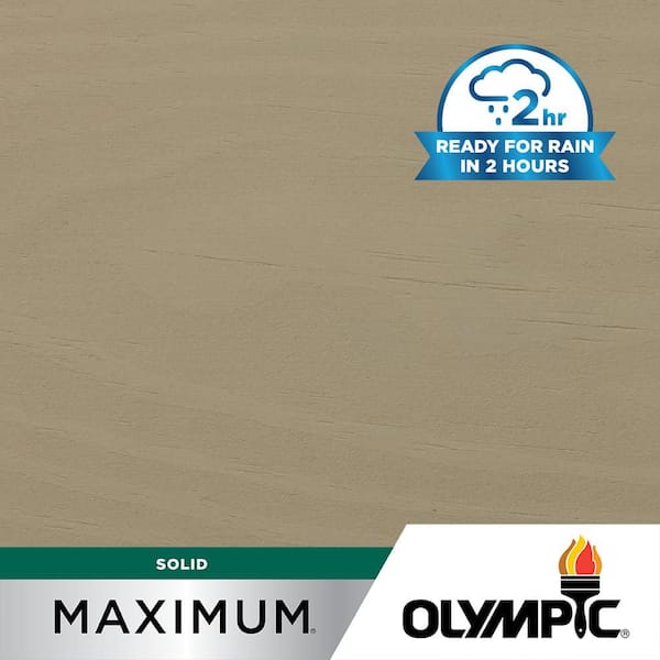 Olympic Maximum 1 gal.SC-1066 Predawn Solid Color Exterior Stain and Sealer in One