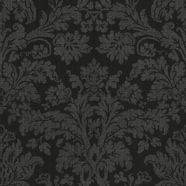 The Wallpaper Company 56 sq. ft. Damask Wallpaper-DISCONTINUED