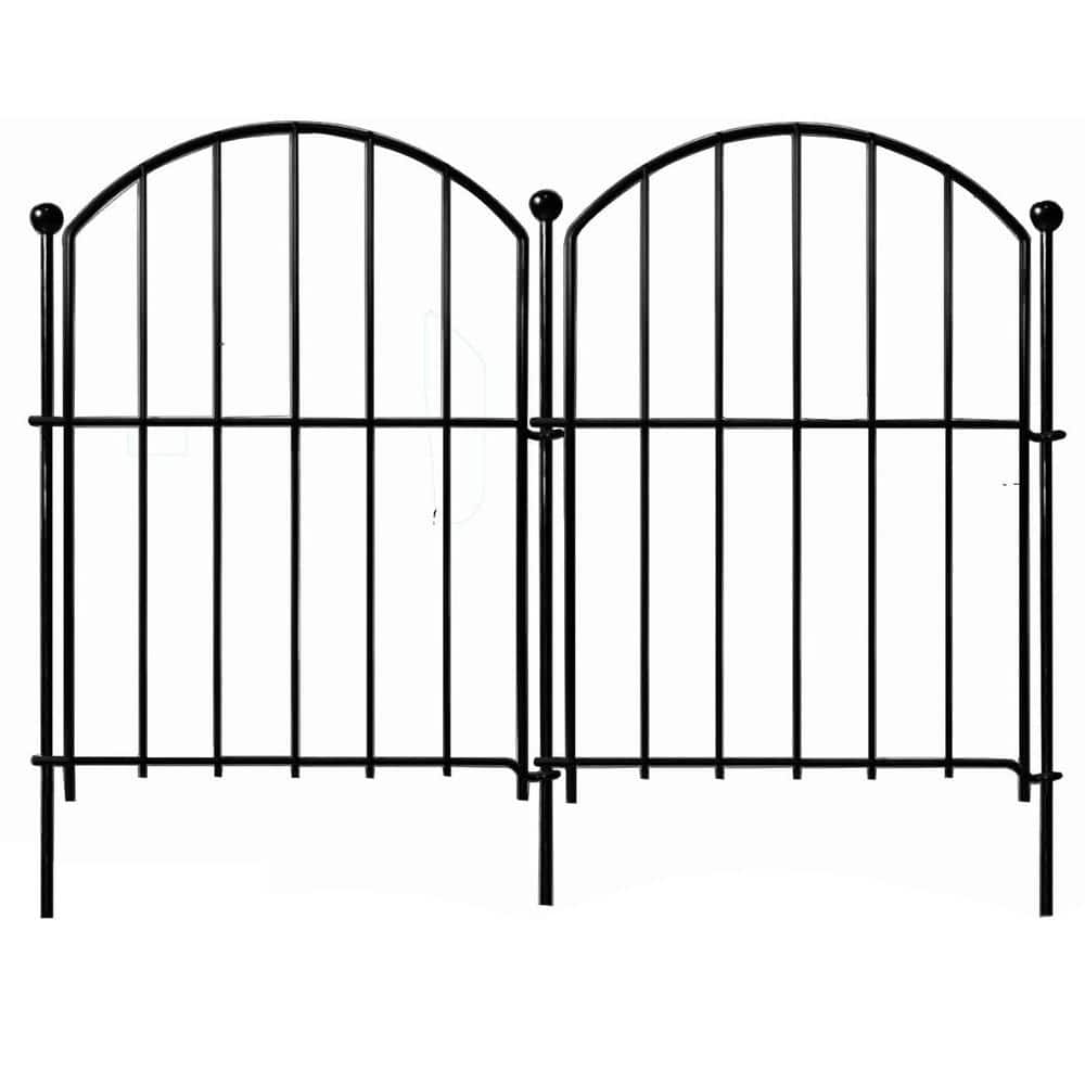 "17"" Rustproof Metal Decorative Garden Fence 10 Pack No Dig Animal Barrier for Dog Arched Flower Bed Edging Wire Border" price history on PriceWatchPro