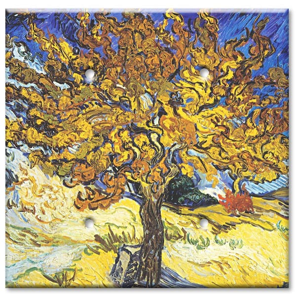 Art Plates Van Gogh Mulberry Tree 2 Blank Wall Plate