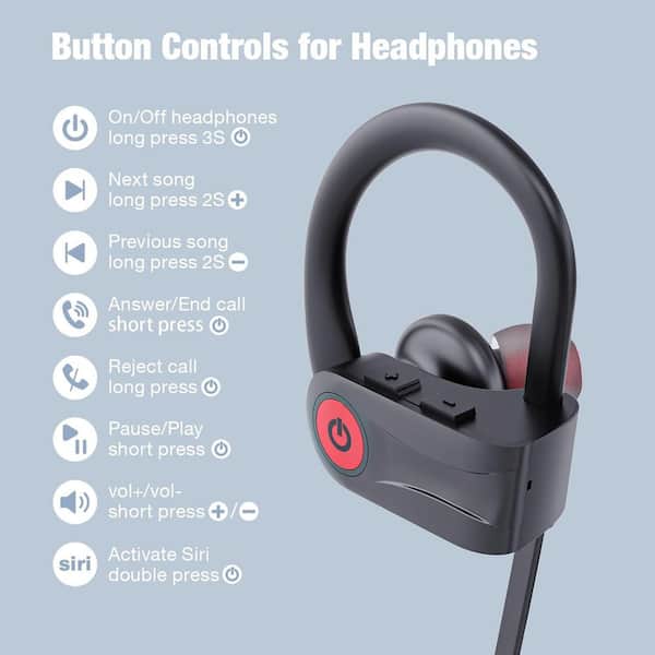 Yichuhaoxi Wireless Headphones with 16 Hours Playtime Bluetooth