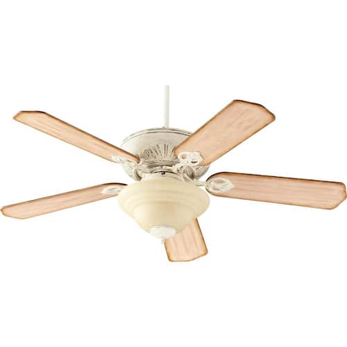 Chateaux 52 in. Indoor Persian White Ceiling Fan Ceiling Fans Without Lights