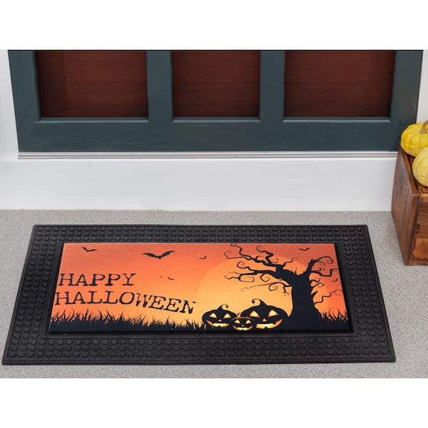 Home Accents Holiday LED Halloween Happy Halloween 18 in. x 30 in