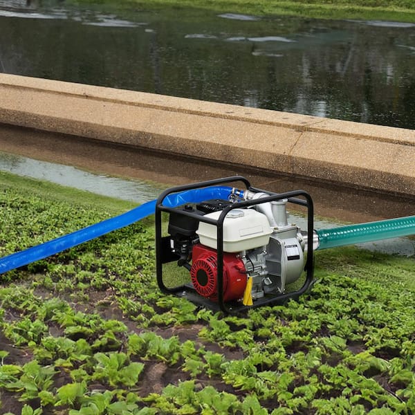Backwash Hose 2in. x 100 ft. Blue High Quality PVC Hose with Clamps Camlock Fit Various Pumps for Agricultural Purpose