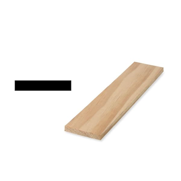 Woodgrain Millwork WM 1250 - 3/8 in. x 2-1/2 in. Solid Pine Board S4S Molding