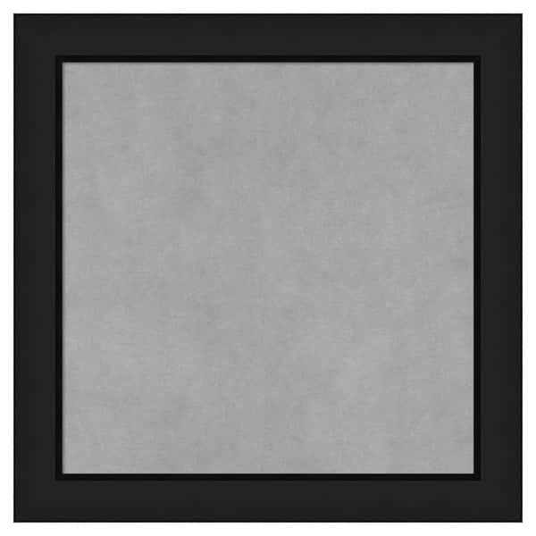 Amanti Art Midnight Black Narrow 19 in. x 19 in. Framed Magnetic Board