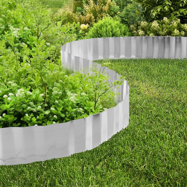 Reviews for Pure Garden 6.25 in. x 16 ft. Galvanized Steel