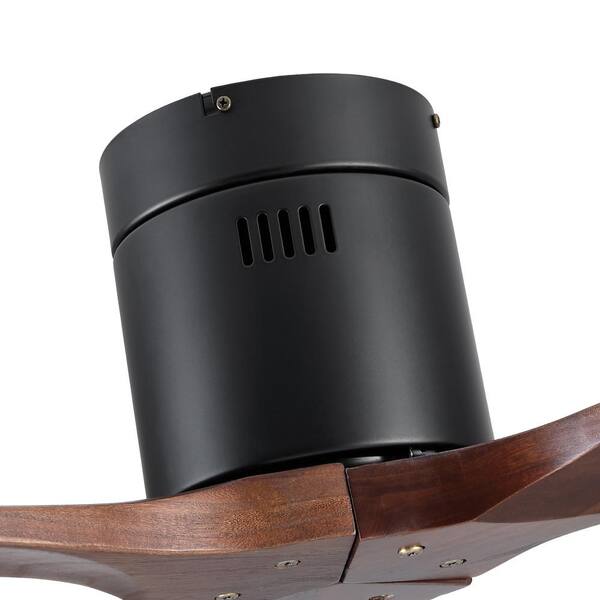 Jushua 52 in. black YUHAO Farmhouse Rustic Ceiling Fan
