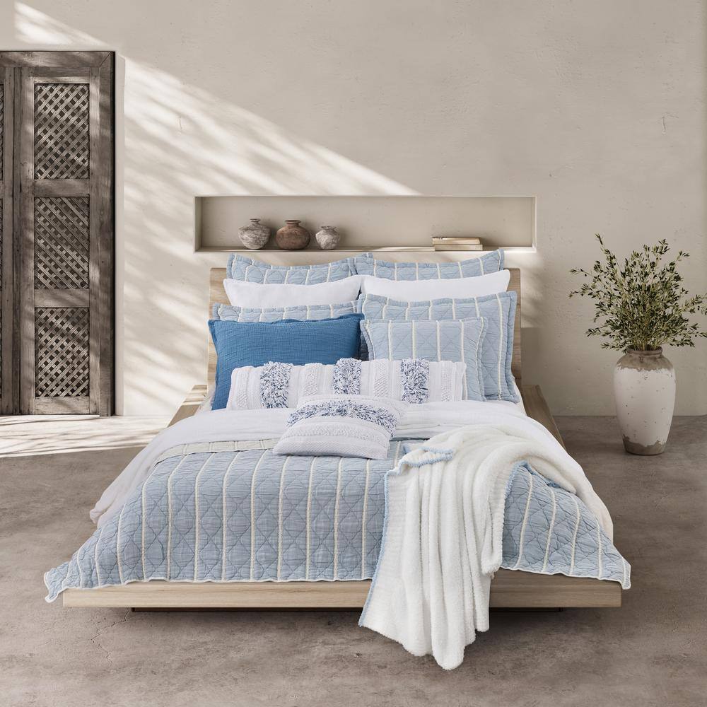 Pacifica Full/Queen Cotton Coverlet 2891006FQCOV The Home Depot