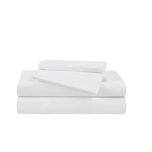 THE FARMHOUSE BY RACHEL ASHWELL Washed Cotton White Full 4-Piece Sheet Set